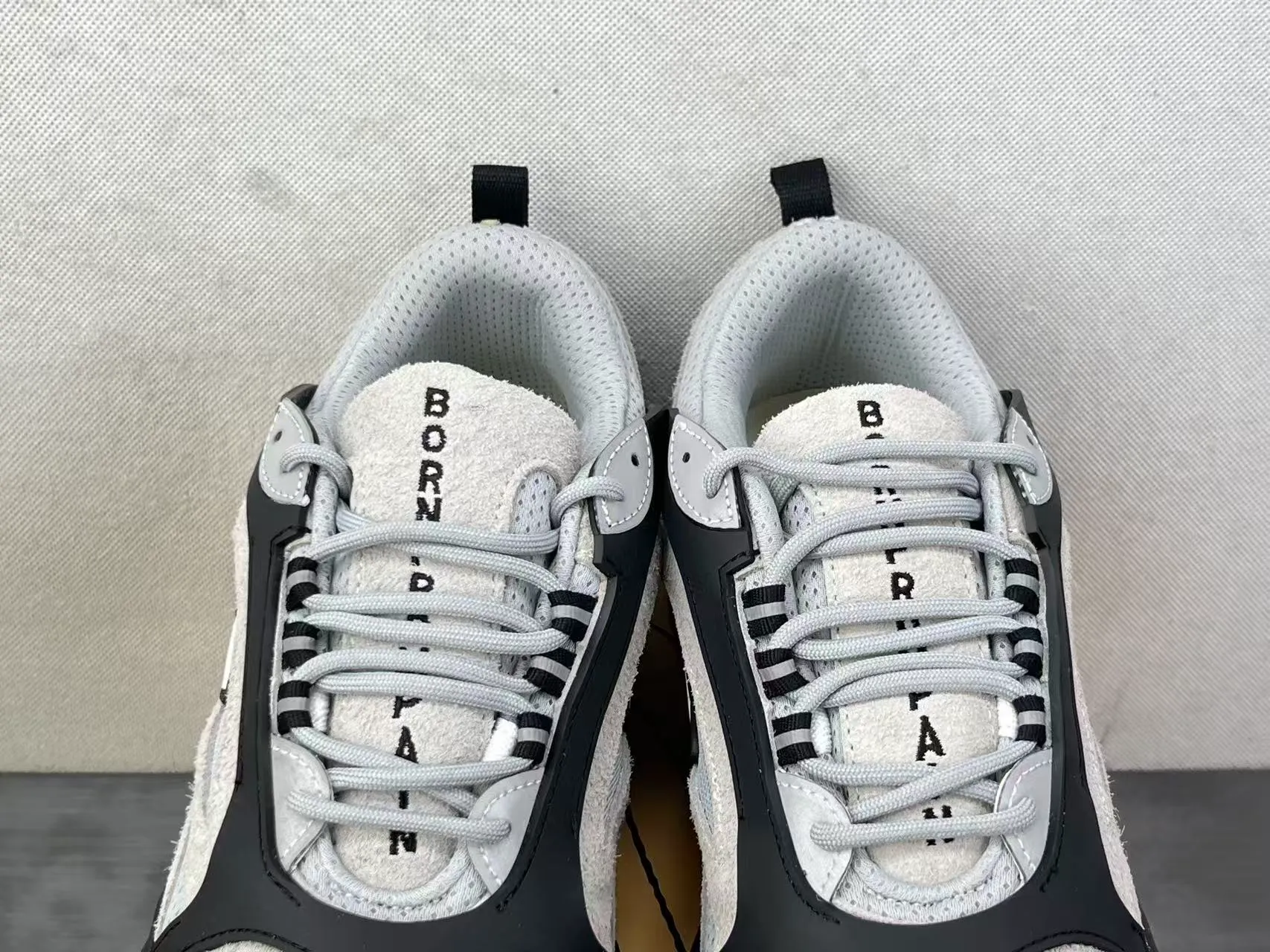 Shoe Lace and Logo Patch Detail