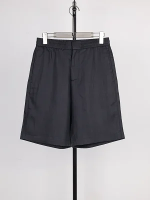 Zeg Lyocell Linen Five-Quarter Shorts