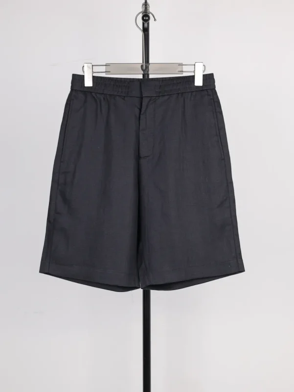 Zeg Lyocell Linen Five-Quarter Shorts
