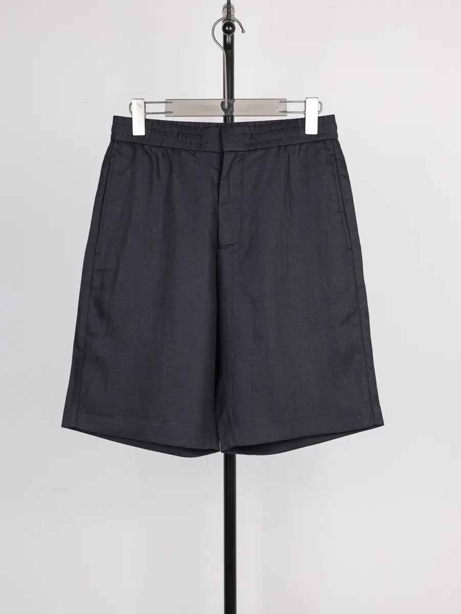 Zeg Lyocell Linen Five-Quarter Shorts