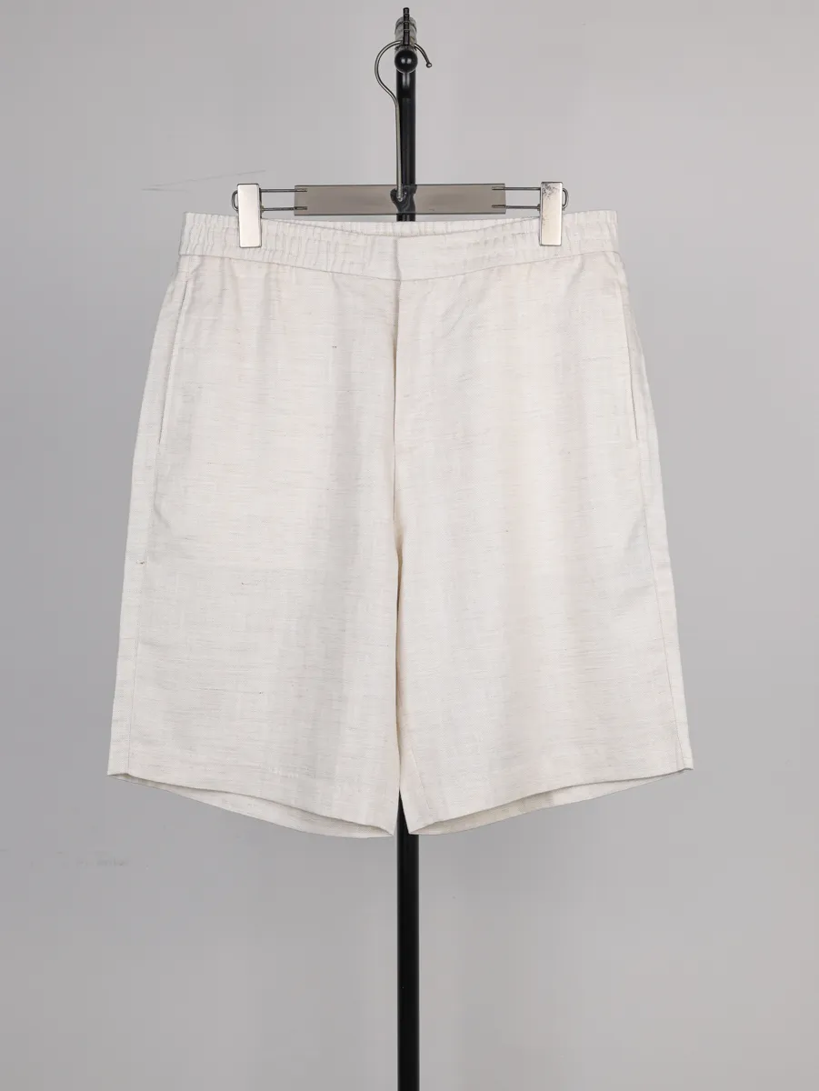 Zeg Lyocell Linen Five-Quarter Shorts