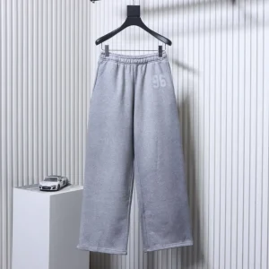 Acne 1996 Washed Letter Drawstring Straight Leg Trousers