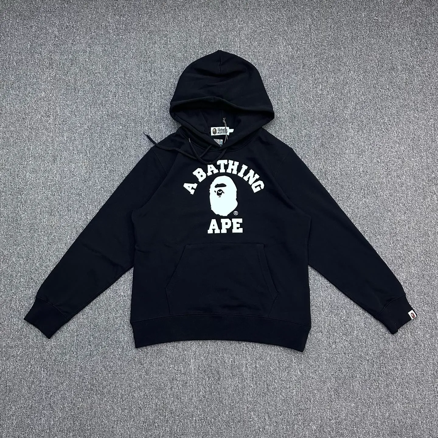 BAPE Ape Head Letter Print Pullover Hoodie