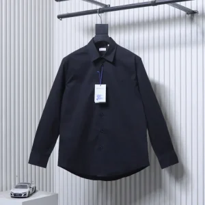 BBR Check Collar Embroidered Horse Logo Shirt
