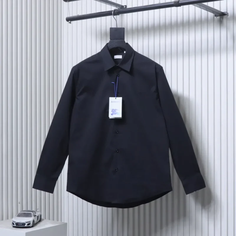 BBR Check Collar Embroidered Horse Logo Shirt