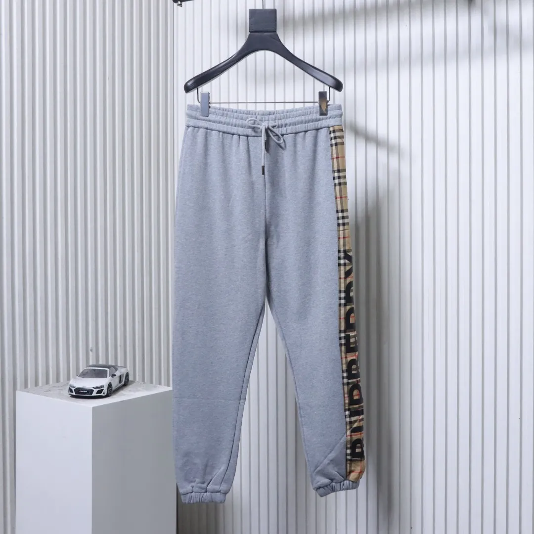 BBR Check Side Panel Cotton Trousers
