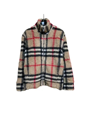 BBR Classic Check Shearling Stand Collar Jacket