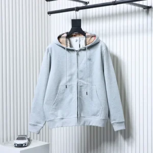 BBR Equestrian Knight Check Hooded Zip-Up Jacket