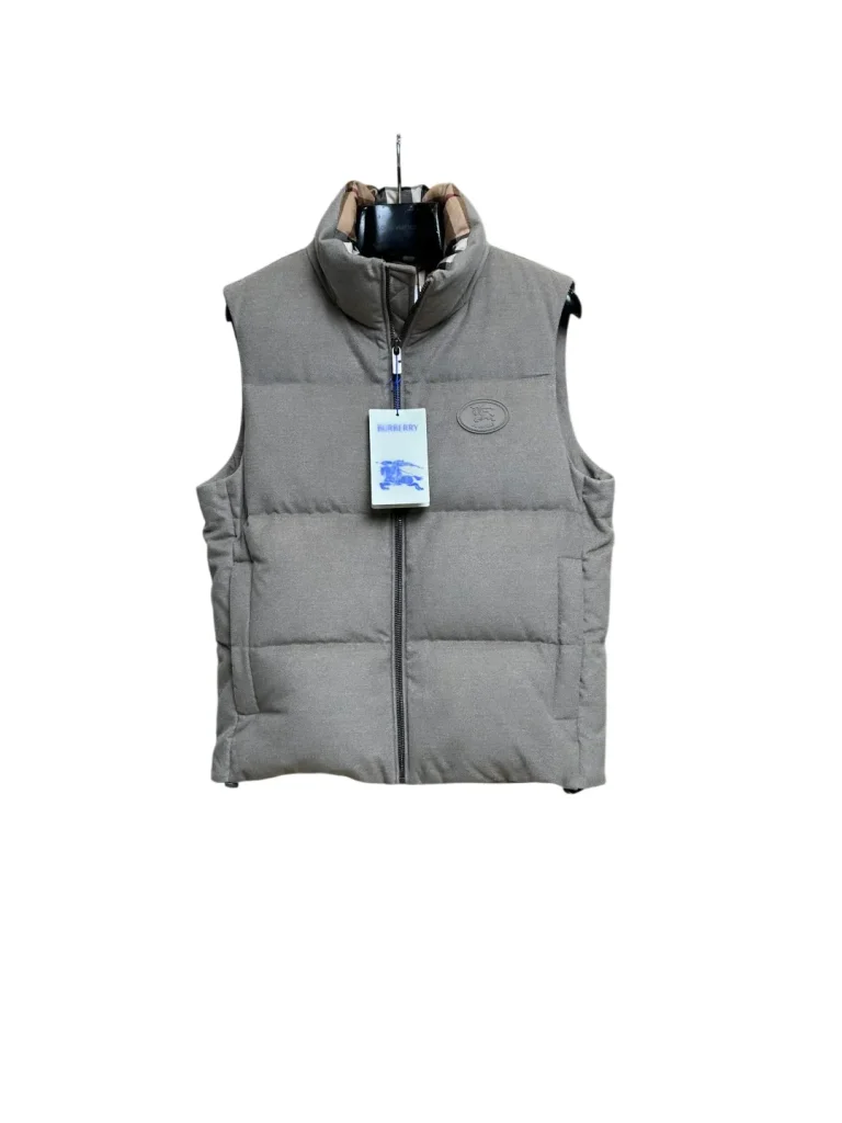 BBR Equestrian Logo Stand Collar Down Vest