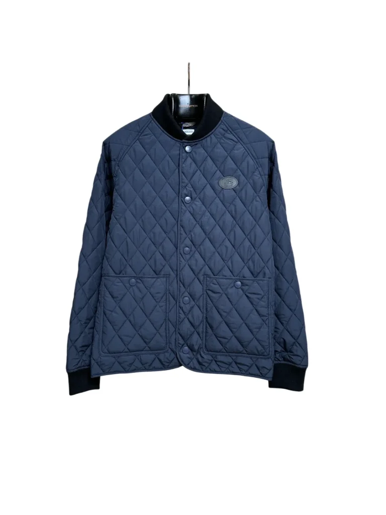 BBR Logo Quilted Baseball Collar Jacket