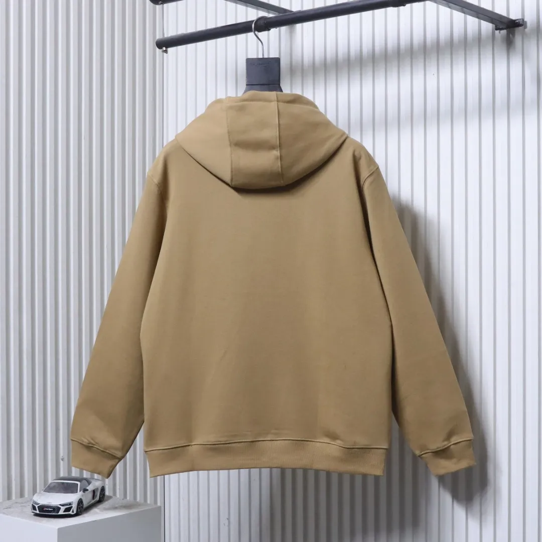 Back View BBR Patch Logo Cotton Hoodie