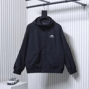 BLCG 3M Embroidered Logo Hooded Zip-Up Jacket