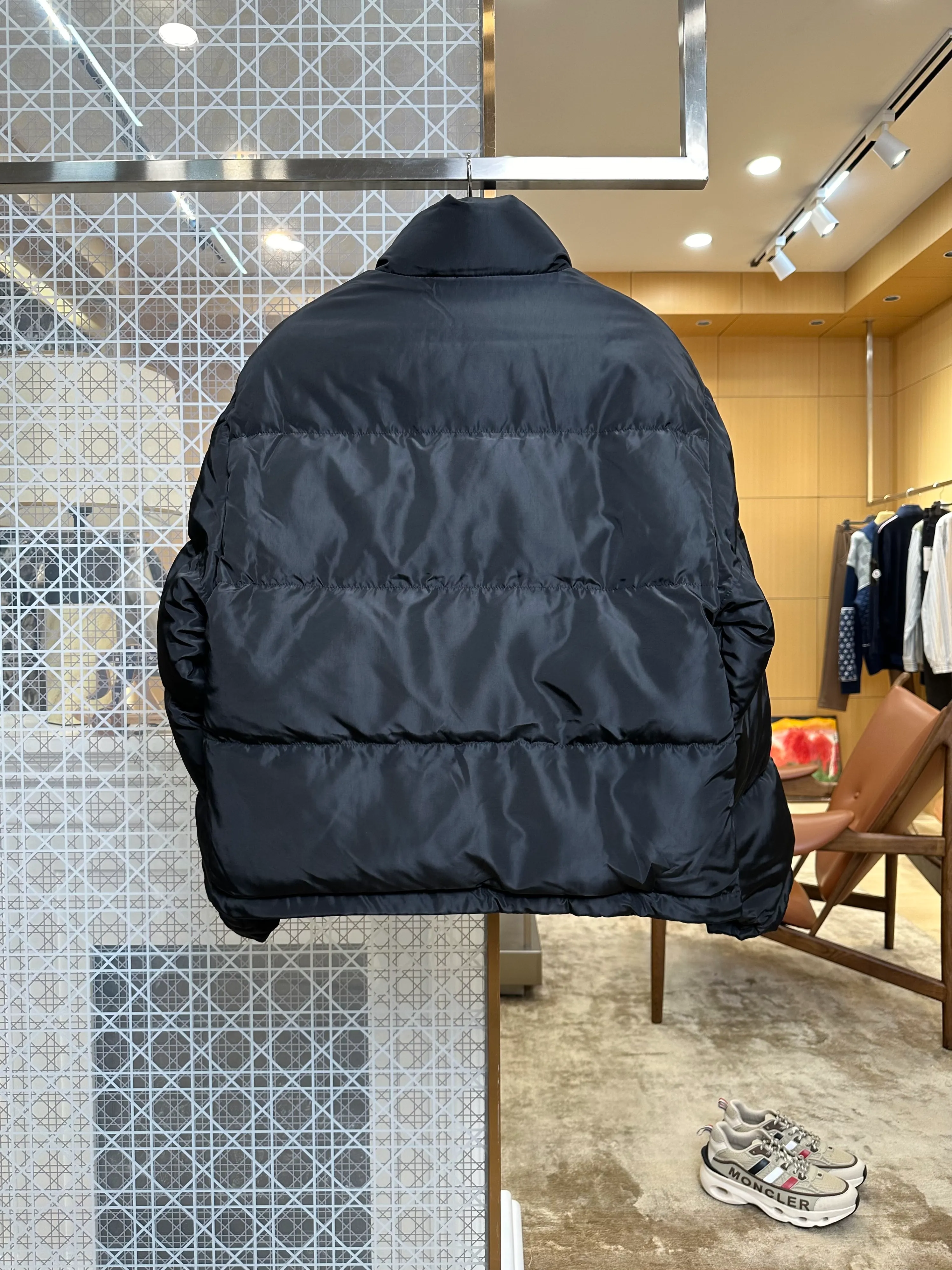 Back View BLCG Embroidered Reversible Quilted Jacket
