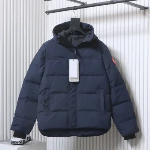 C.G. Classic Hooded Red Patch Down Jacket