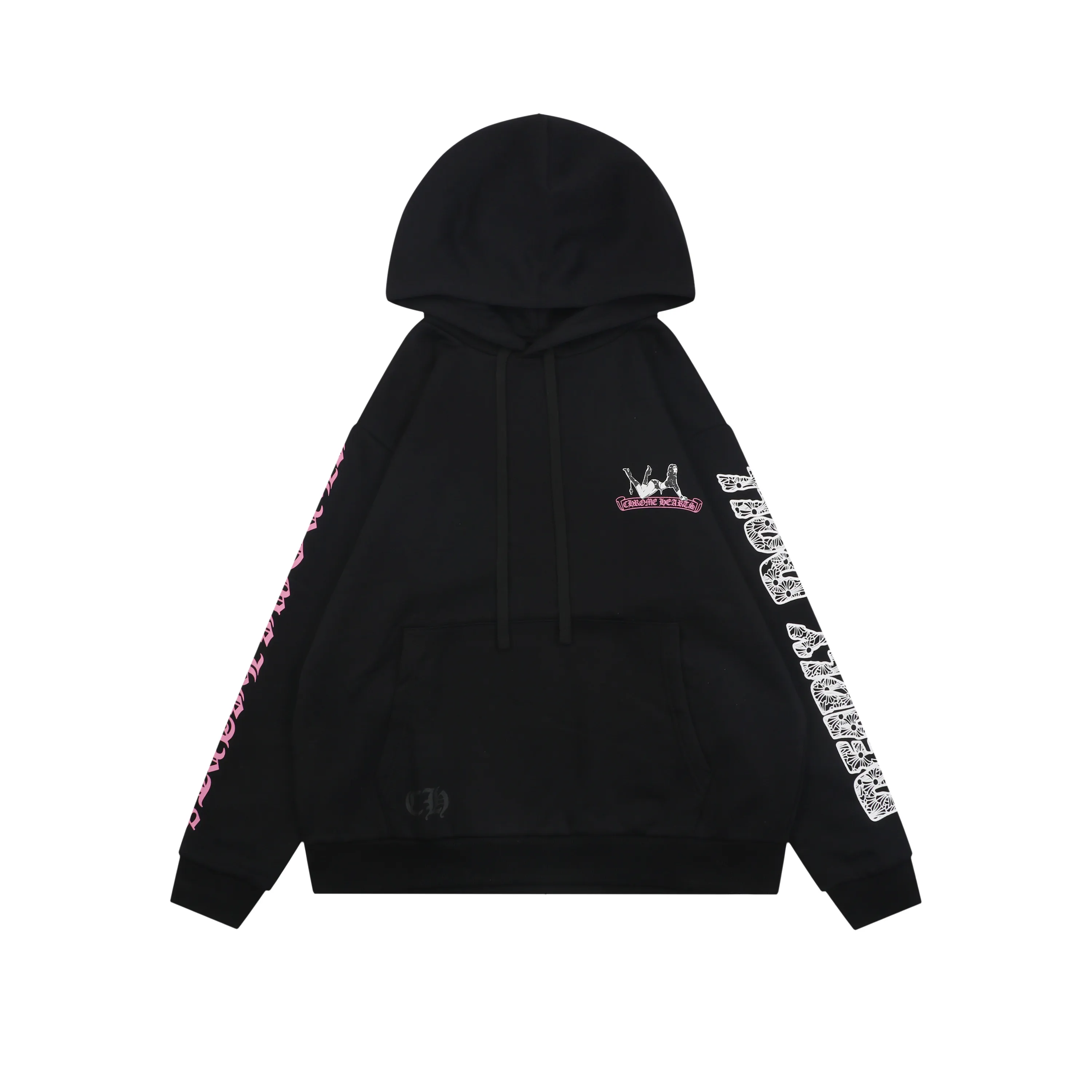 CH Doll Print Vintage Washed Hoodie