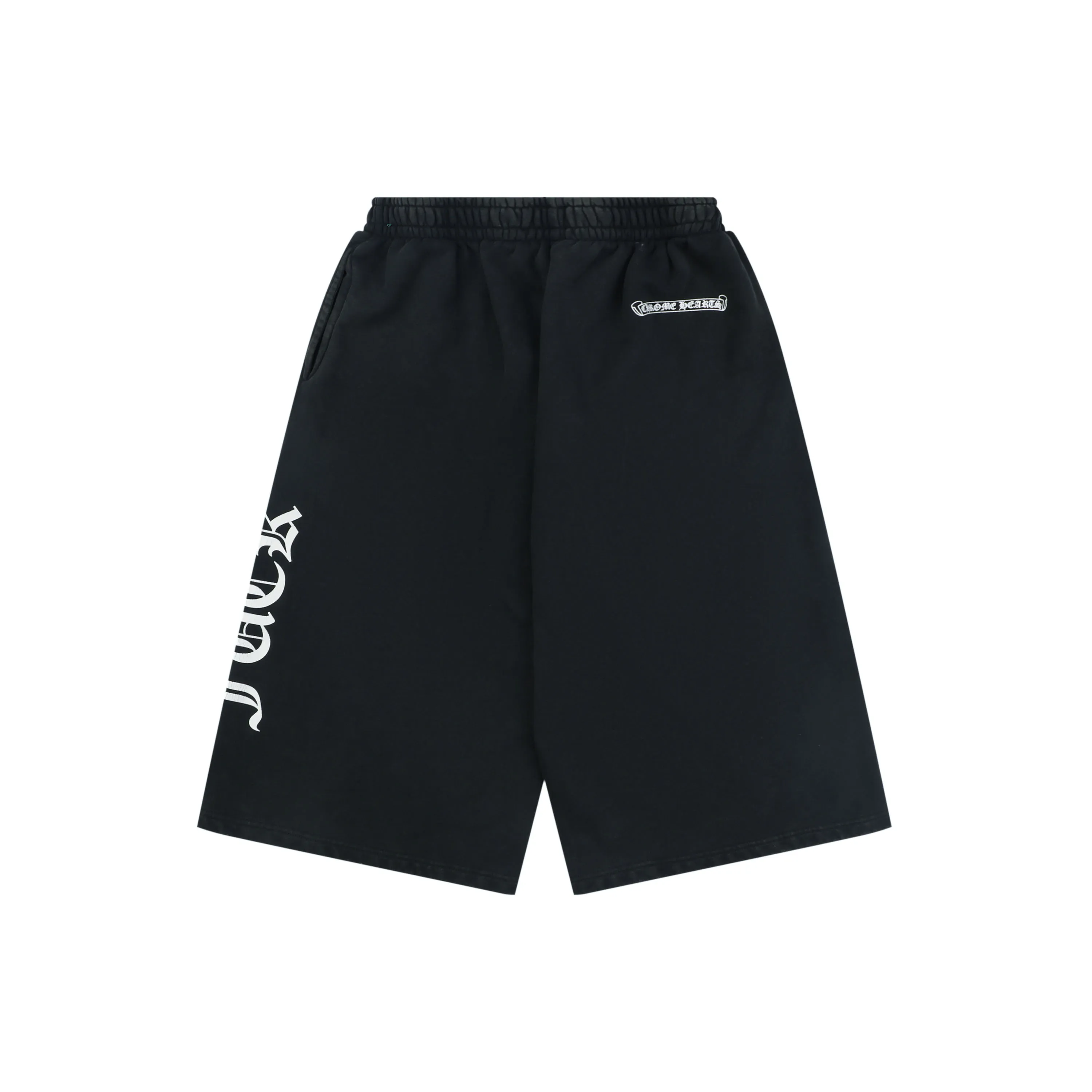 Back View CH Friends & Family Vintage Graphic Sweat Shorts