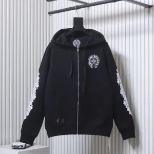CH Kirin Arm Print Zip-Up Hoodie