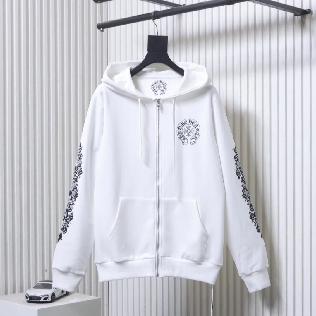 CH Kirin Arm Print Zip-Up Hoodie