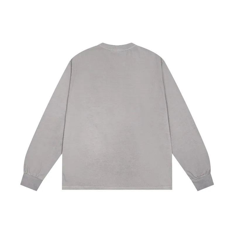 Back View Carhartt Classic Pocket Distressed Long-Sleeve Shirt