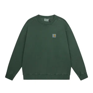 Carhartt WIP Classic Logo Washed Crew Neck Sweatshirt