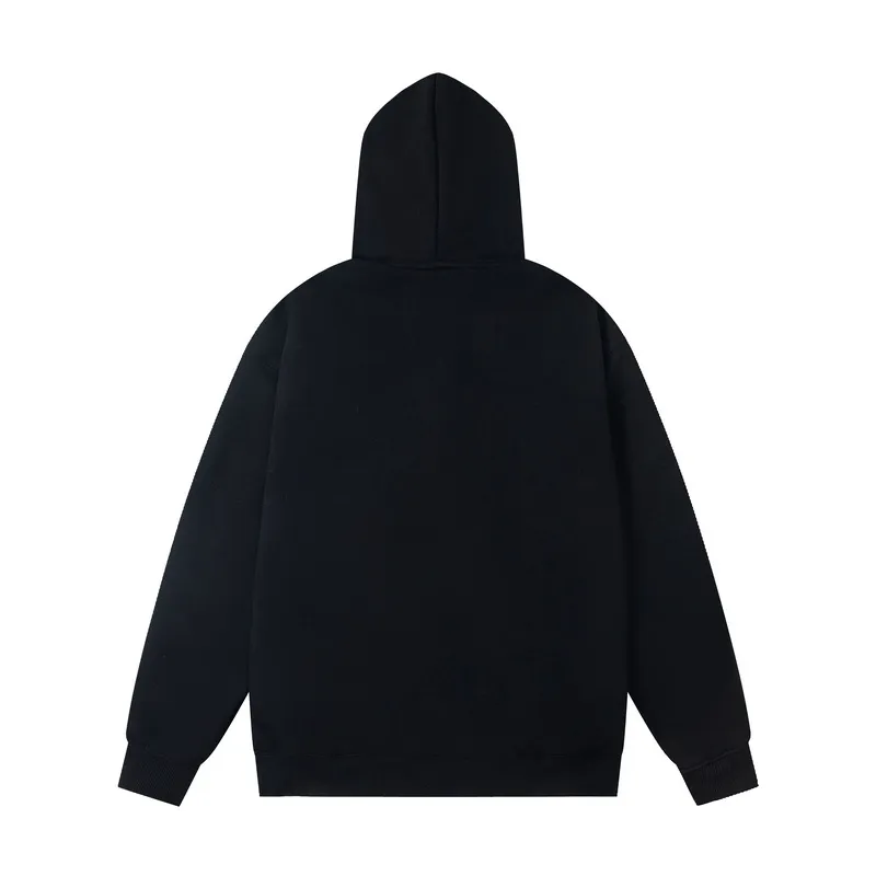Back View Carhartt WIP Classic Small Logo Double-Zip Hoodie