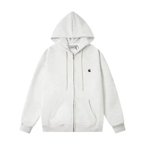 Carhartt WIP Classic Small Logo Double-Zip Hoodie