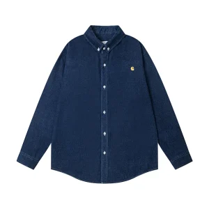 Carhartt WIP Gold Label Embroidered Washed Denim Shirt