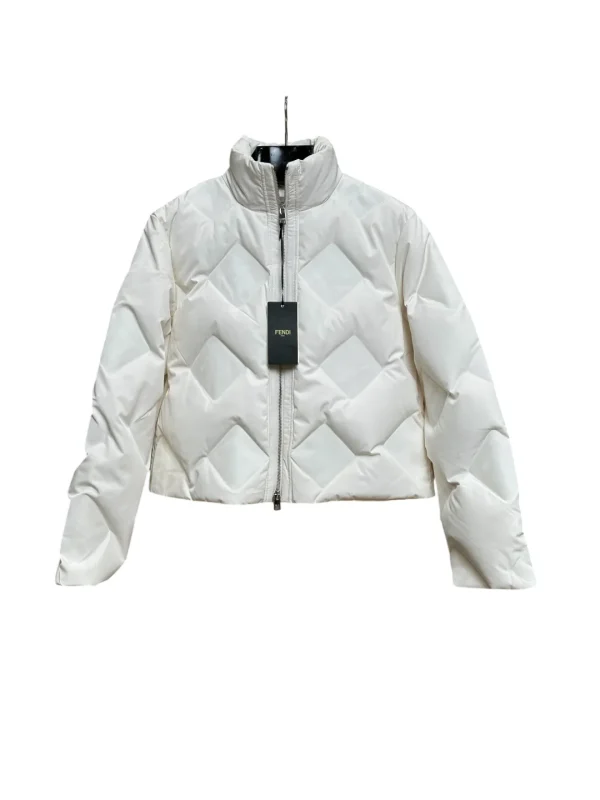 FF Women's Monogram Stand Collar Duck Down Jacket
