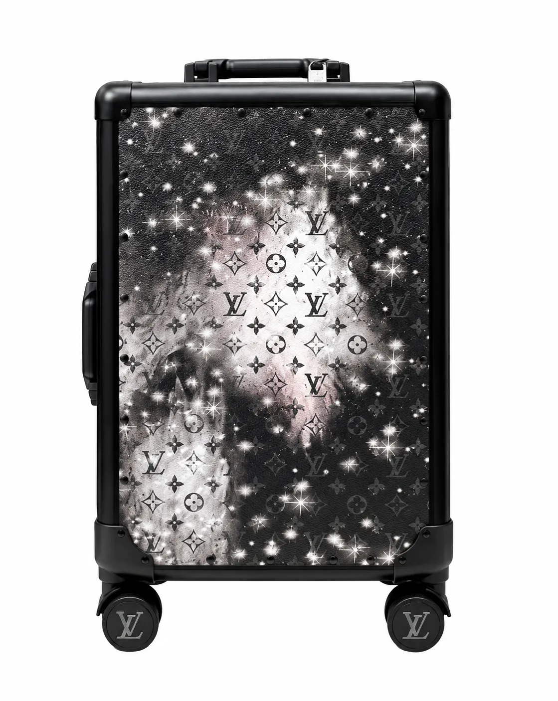 Galaxy Monogram Rolling Travel Luggage