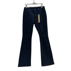 Ksubi Distressed Paint Splatter Flare Jeans