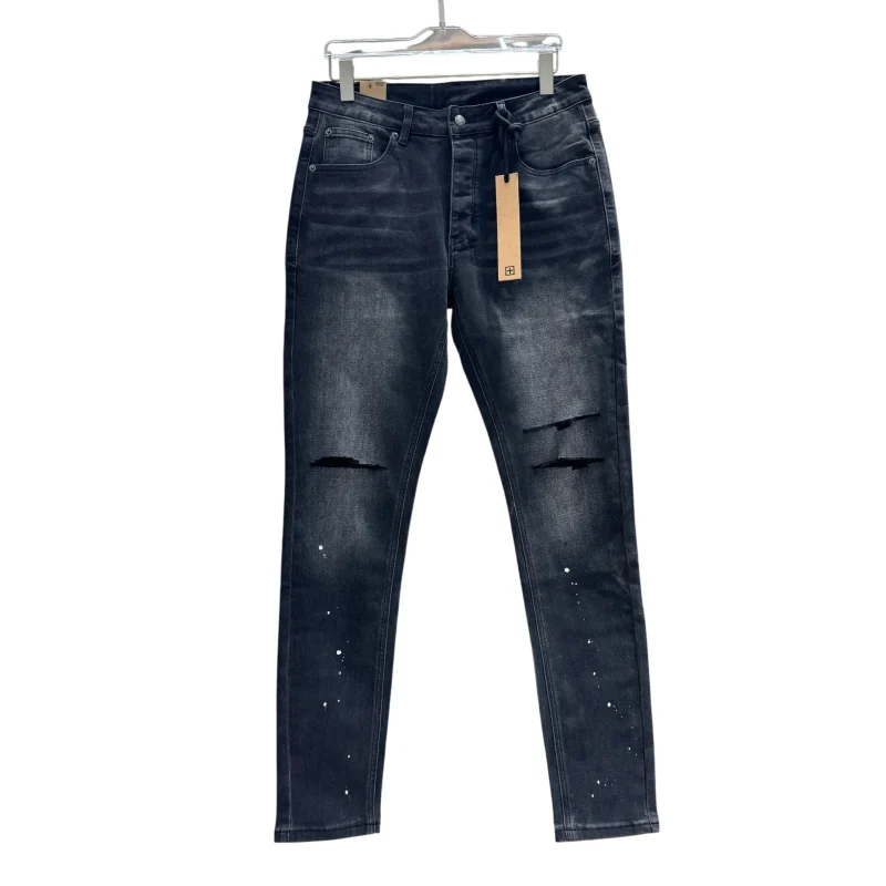 Ksubi Heavy Washed Distressed Slim Fit Jeans