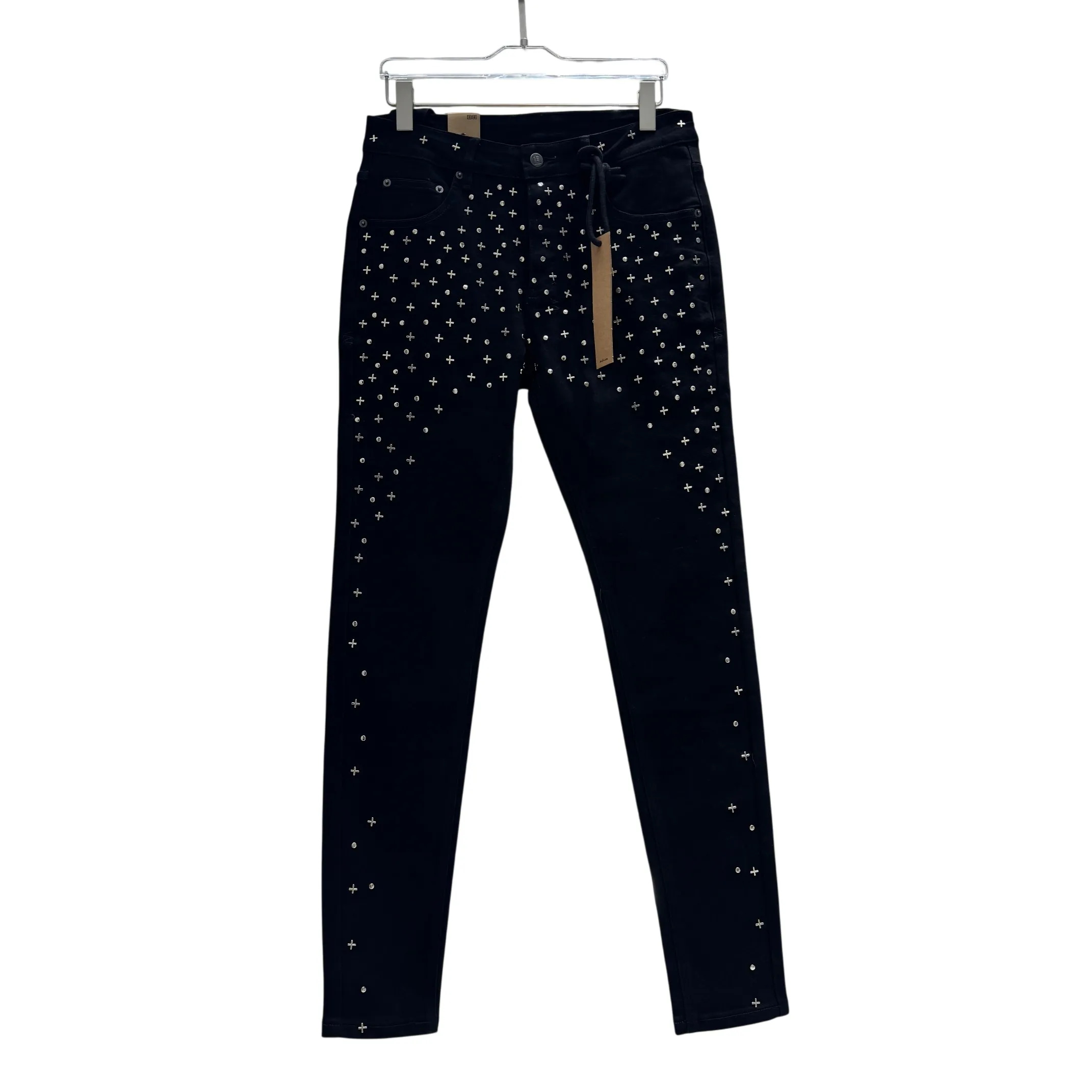 Ksubi Studded Cross Slim Fit Jeans