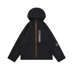 Lo x On Logo Seam-Sealed Hooded Windbreaker Jacket