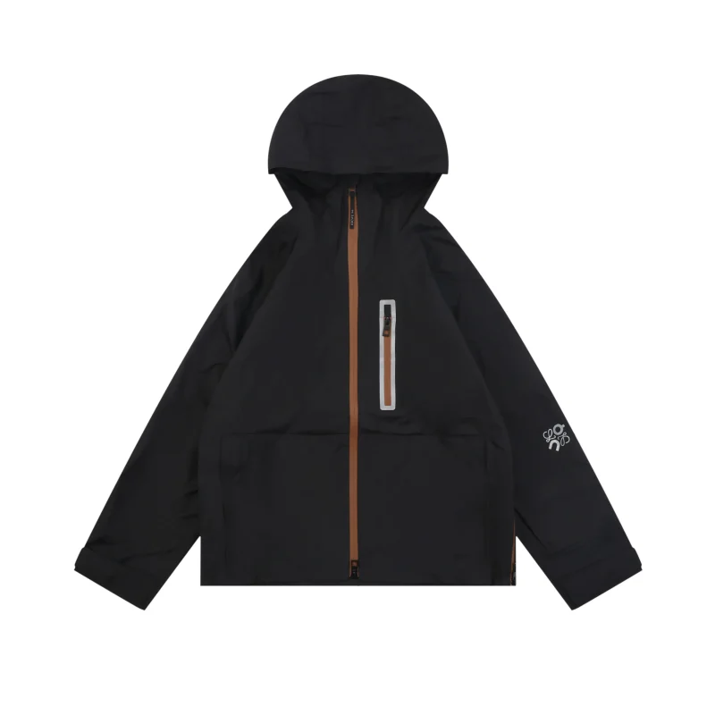 Lo x On Logo Seam-Sealed Hooded Windbreaker Jacket