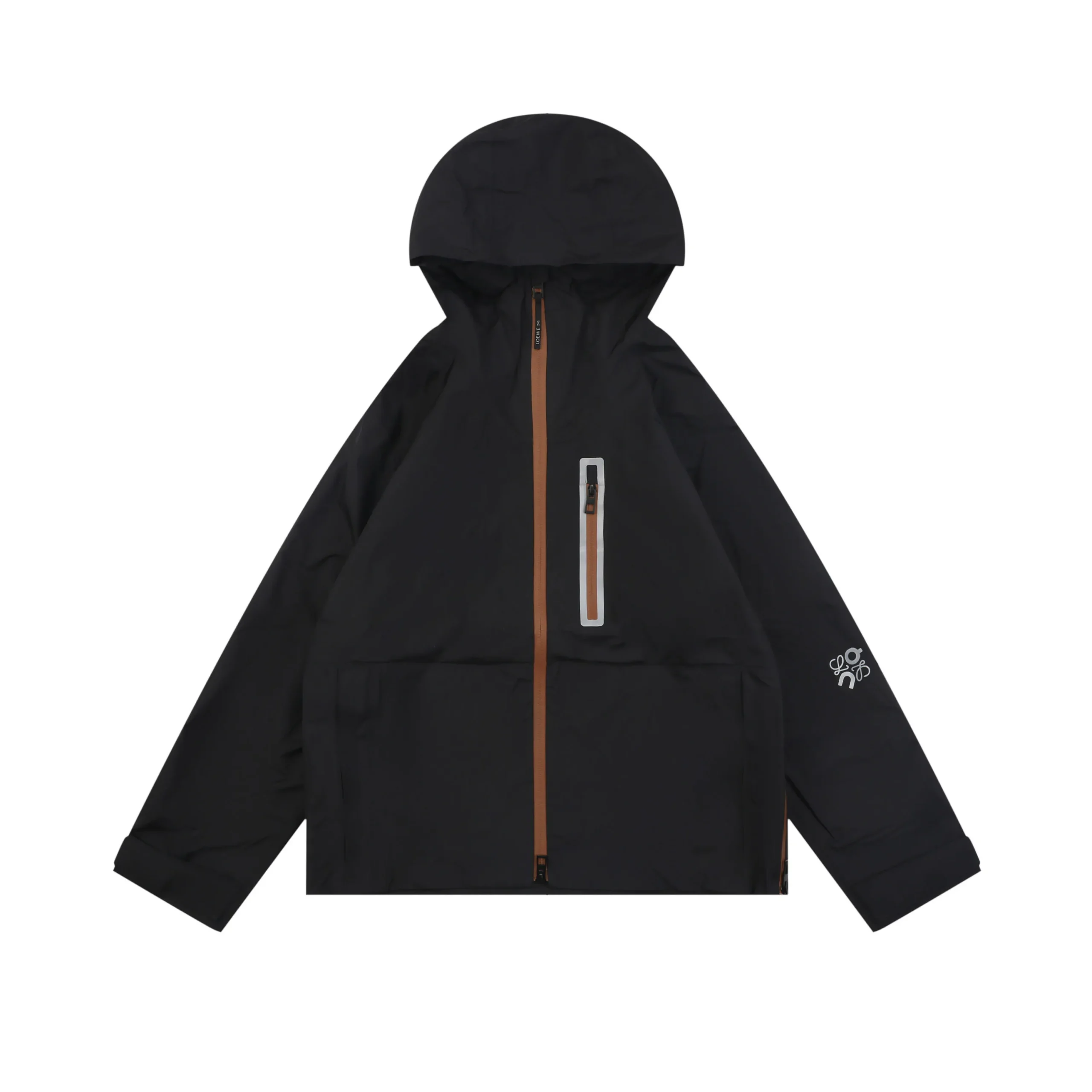 Lo x On Logo Seam-Sealed Hooded Windbreaker Jacket
