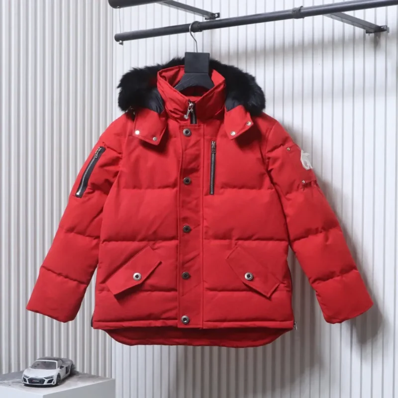 M.K. 06 Silver Scissors Fur Collar Down Jacket