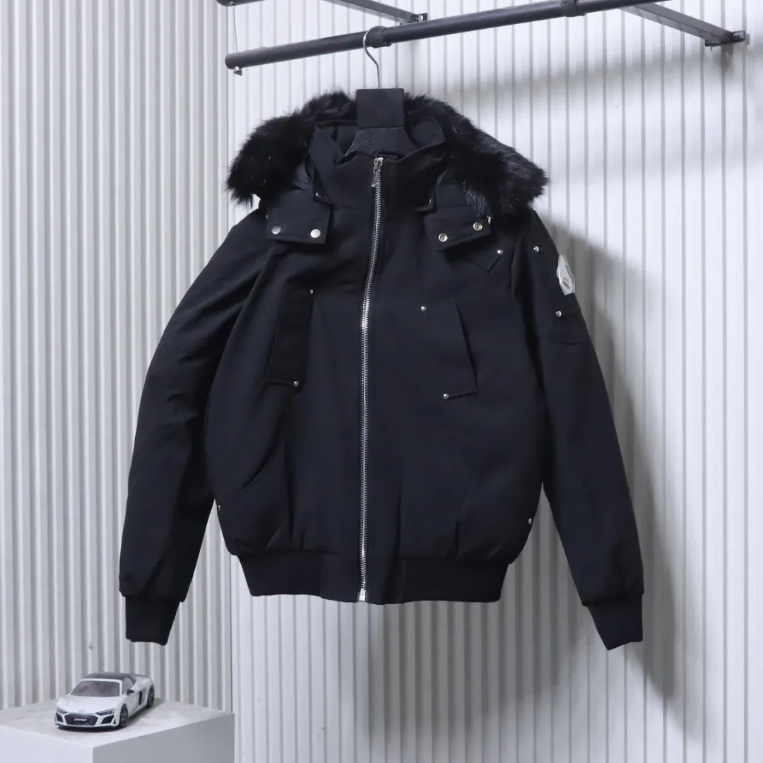 M.K. 2002 Silver Scissors Short Down Jacket