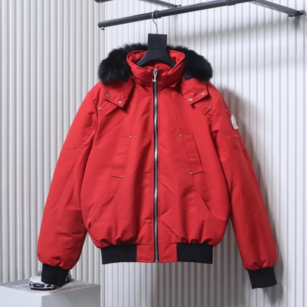 M.K. 2002 Silver Scissors Short Fur Collar Down Jacket