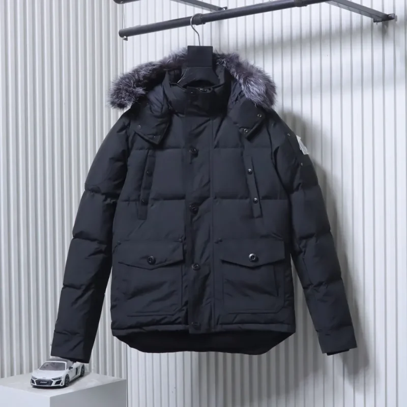 M.K. 2007 Fox Fur Hooded Down Jacket