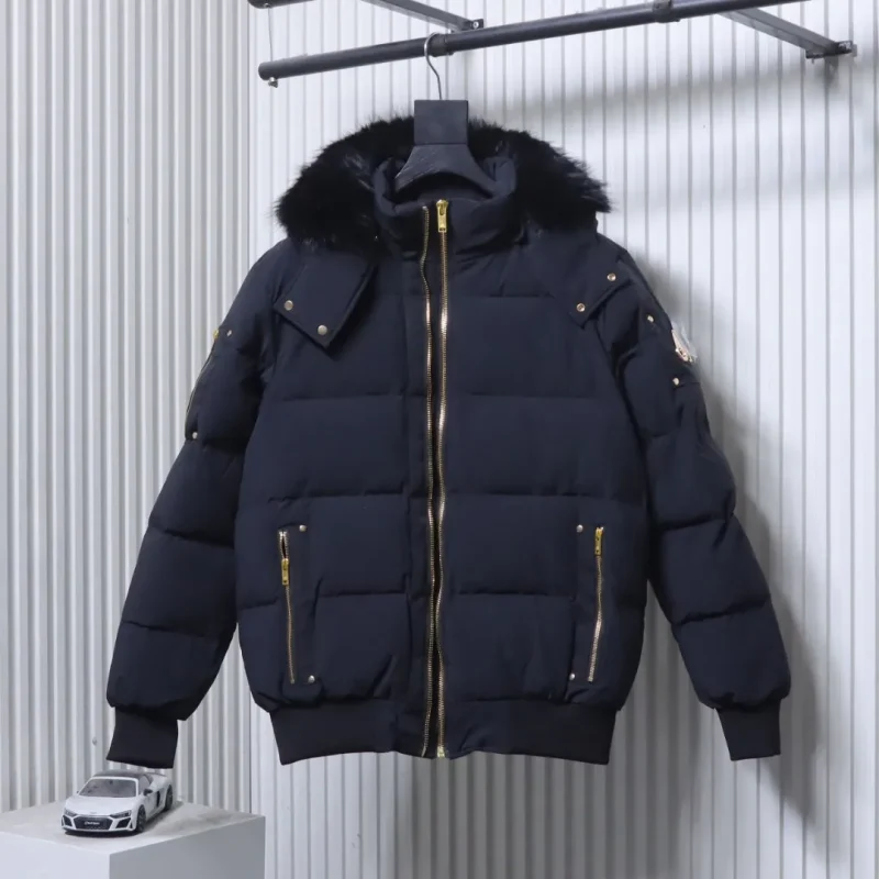 M.K. 2012 Gold Scissors Fox Fur Down Jacket