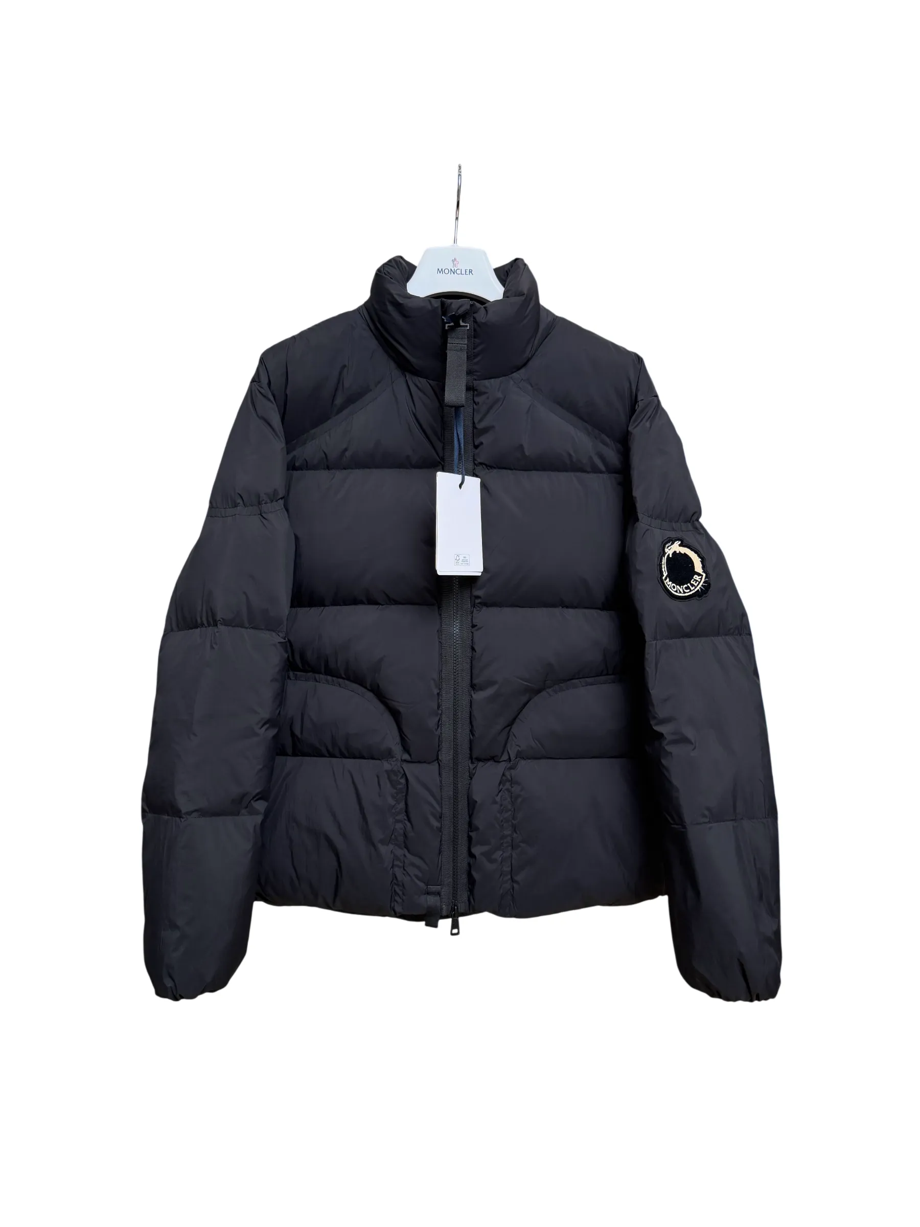 Mcler Black Stand Collar Goose Down Jacket
