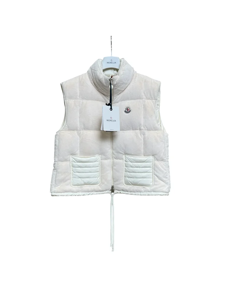 Mcler Corduroy Stand Collar Goose Down Vest