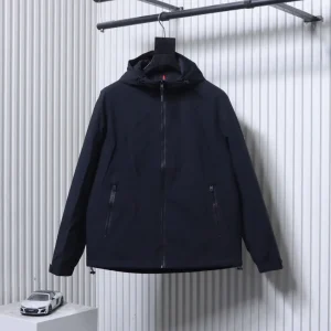 Mcler Embroidered Logo Hooded Zip Jacket