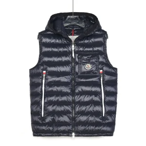 Mcler Gagot Rib Hooded Goose Down Vest