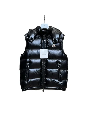 Mcler Glossy Detachable Hood Goose Down Vest