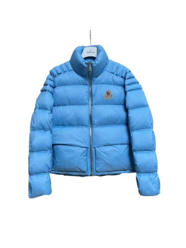 Mcler Logo Stand Collar Goose Down Jacket