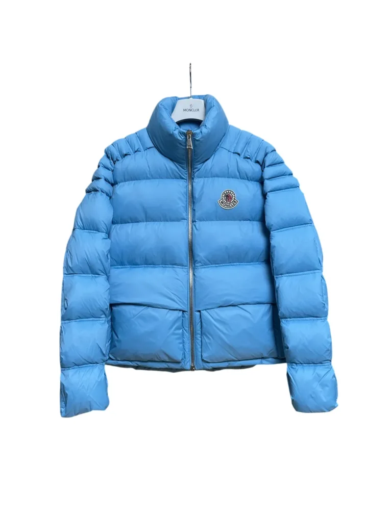 Mcler Logo Stand Collar Goose Down Jacket