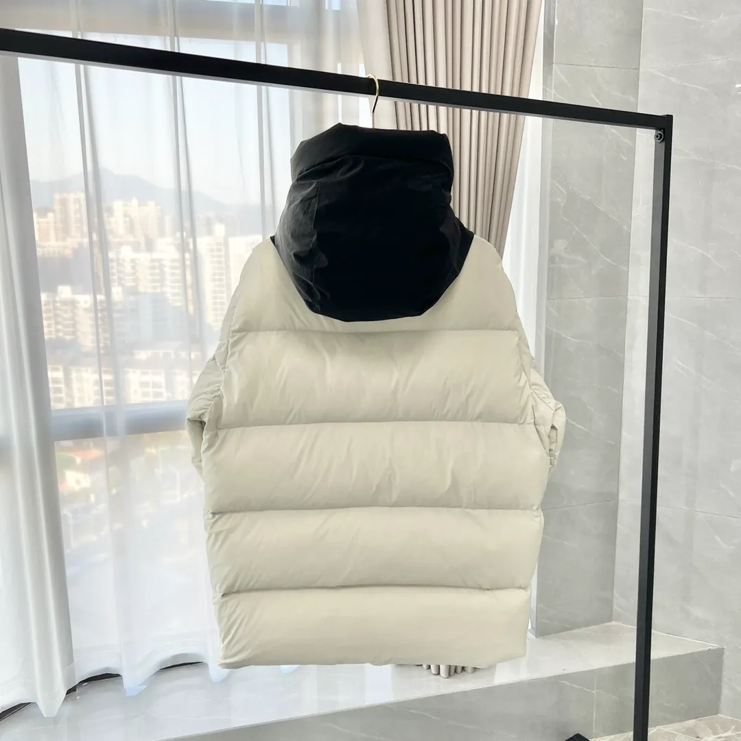 Back View Mcler Madeira Black Label Hooded Down Jacket