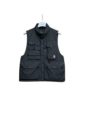 Mcler Multi-Pocket Workwear Stand Collar Down Vest