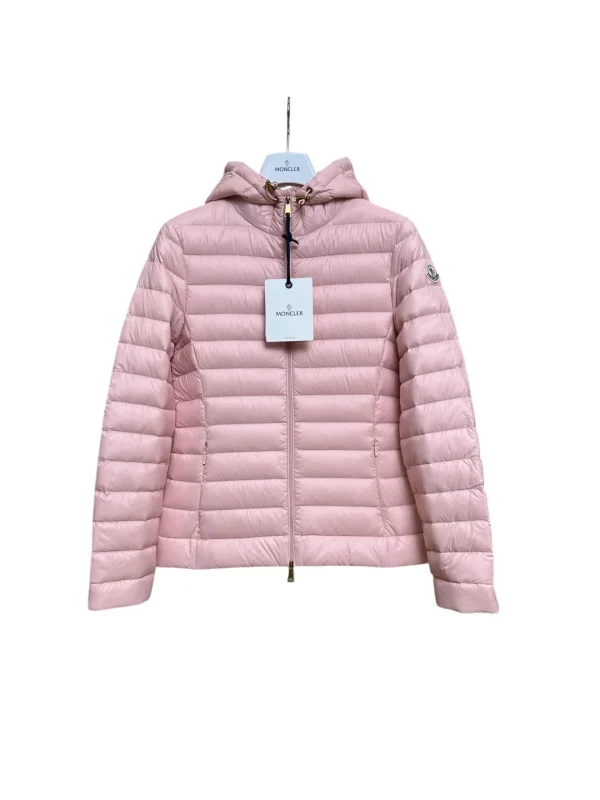 Mcler Quilted Waist-Cinching Hooded Goose Down Jacket